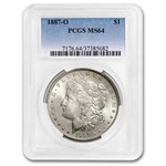 1887-O Morgan Dollar MS-64 PCGS