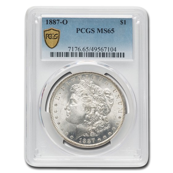 1887-O Morgan Dollar MS-65 PCGS 1887-O Morgan Dollar MS-65 PCGS