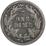 1887-S Liberty Seated Dime Fine