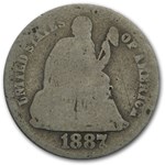 1887-S Liberty Seated Dime Good
