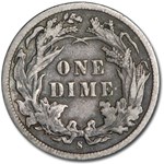 1887-S Liberty Seated Dime VF
