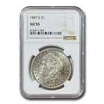 1887-S Morgan Dollar AU-55 NGC