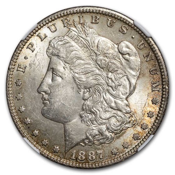 1887-S Morgan Dollar MS-61 NGC 1887-S Morgan Dollar MS-61 NGC