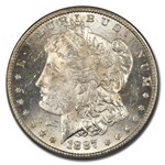 1887-S Morgan Dollar MS-63 PCGS (Rim Toning)