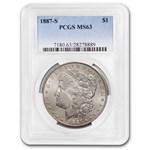 1887-S Morgan Dollar MS-63 PCGS