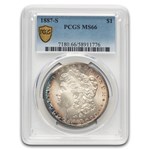 1887-S Morgan Dollar MS-66 PCGS (Toned)