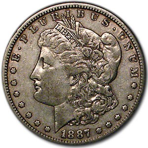 1887-S Morgan Dollar VG/VF