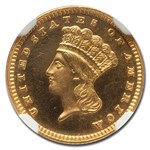 1888 $1 Indian Head Gold Dollar PF-65+ Cameo NGC