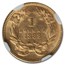 1888 $1 Indian Head Gold MS-62 NGC