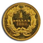 1888 $1 Indian Head Gold PR-65 PCGS CAC