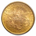 1888 $20 Liberty Gold Double Eagle MS-61 PCGS