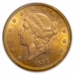 1888 $20 Liberty Gold Double Eagle MS-62 PCGS
