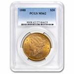 1888 $20 Liberty Gold Double Eagle MS-62 PCGS