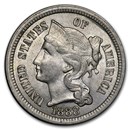 1888 3 Cent Nickel AU