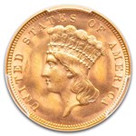 1888 $3 Gold Princess MS-65 PCGS