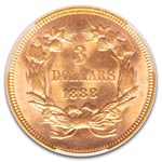 1888 $3 Gold Princess MS-65 PCGS