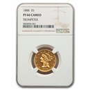 1888 $5 Liberty Gold Half Eagle PF-66 Cameo NGC