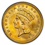 1888 G$1 Gold Dollar MS-67 PCGS