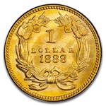 1888 G$1 Gold Dollar MS-67 PCGS