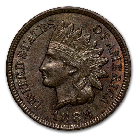 1888 Indian Head Cent BU (Brown) 1888 Indian Head Cent BU (Brown)