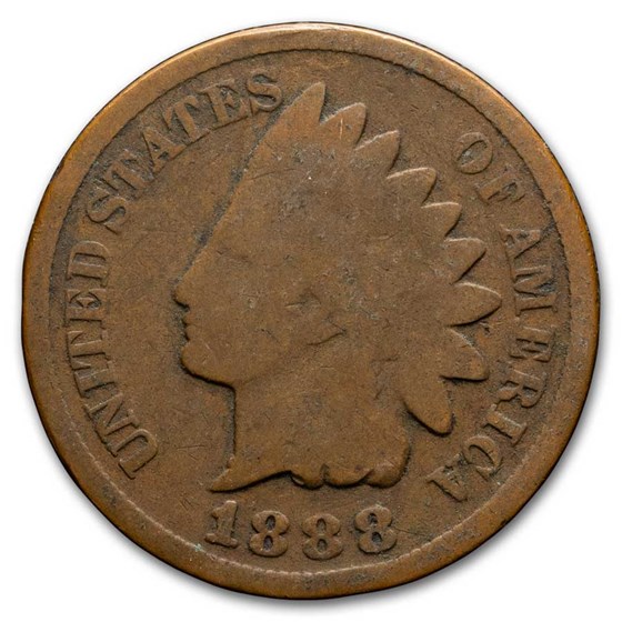 1888 Indian Head Cent Good+ 1888 Indian Head Cent Good+