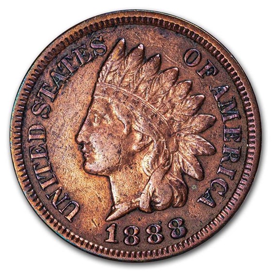 1888 Indian Head Cent XF (Cleaned, Corroded or Dmgd) 1888 Indian Head Cent XF (Cleaned, Corroded or Dmgd)