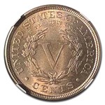 1888 Liberty Head V Nickel MS-66 NGC