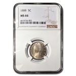 1888 Liberty Head V Nickel MS-66 NGC