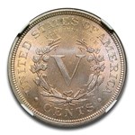 1888 Liberty Head V Nickel MS-66 NGC