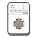 1888 Liberty Head V Nickel MS-66 NGC