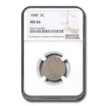 1888 Liberty Head V Nickel MS-66 NGC