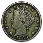 1888 Liberty Head V Nickel VF