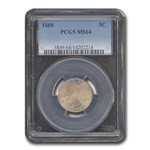 1888 Liberty Nickel MS-64 PCGS