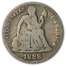 1888 Liberty Seated Dime VG