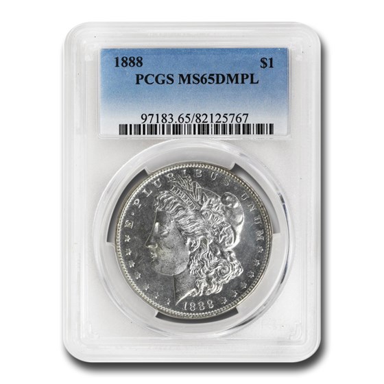 1888 Morgan Dollar DMPL MS-65 PCGS 1888 Morgan Dollar DMPL MS-65 PCGS