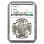 1888 Morgan Dollar MS-63 NGC (Green Label)