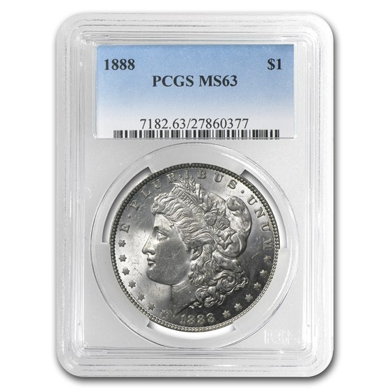 1888 Morgan Dollar MS-63 PCGS 1888 Morgan Dollar MS-63 PCGS
