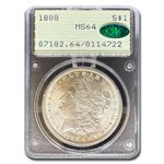 1888 Morgan Dollar MS-64 PCGS CAC (Rattler)