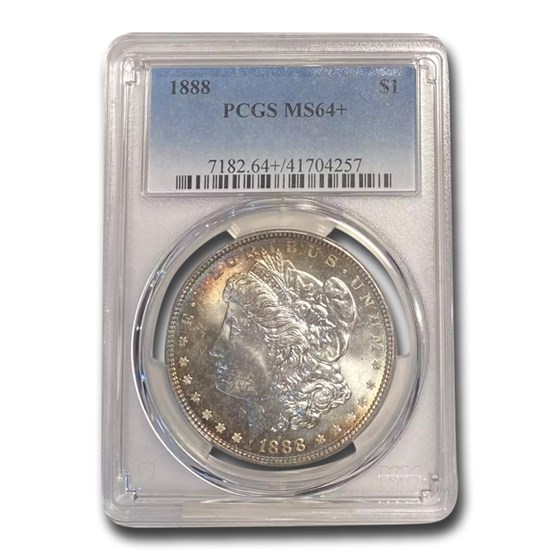 1888 Morgan Dollar MS-64+ PCGS (Plus) 1888 Morgan Dollar MS-64+ PCGS (Plus)