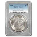 1888 Morgan Dollar MS-64 PCGS