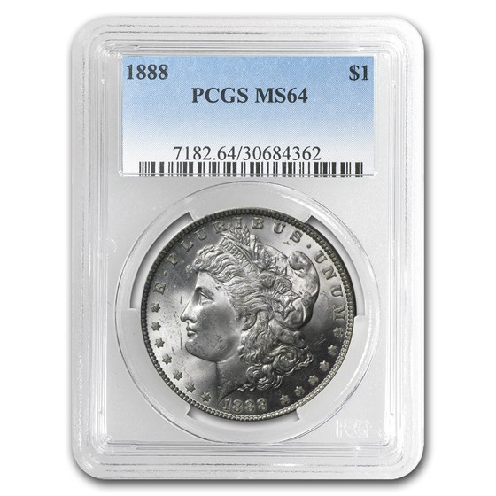 1888 Morgan Dollar MS-64 PCGS 1888 Morgan Dollar MS-64 PCGS