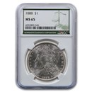 1888 Morgan Dollar MS-65 NGC (Green Label)
