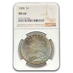 1888 Morgan Dollar MS-66 NGC (Toned)
