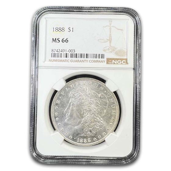 1888 Morgan Dollar MS-66 NGC