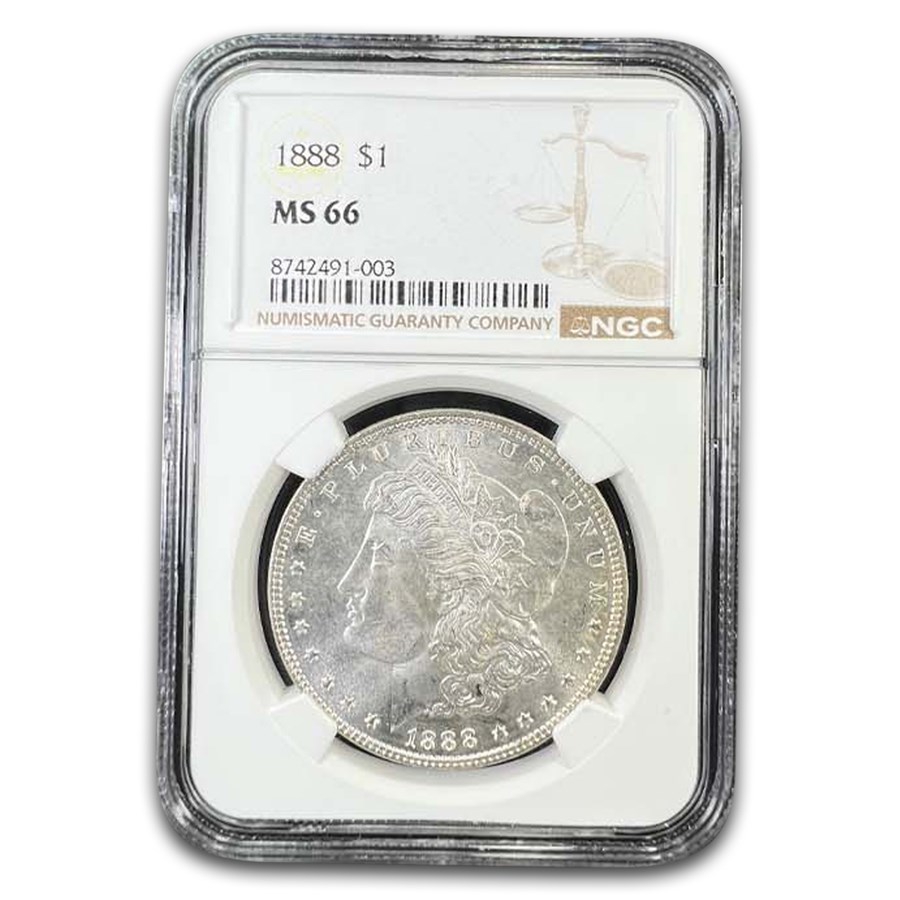 1888 Morgan Dollar MS-66 NGC