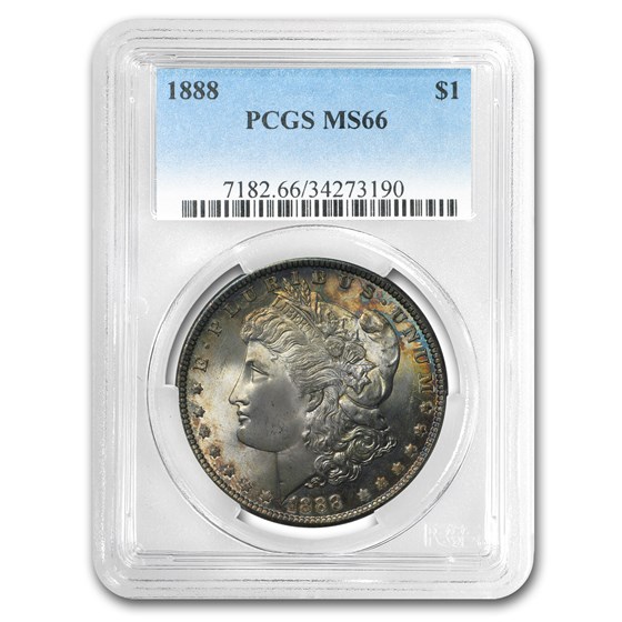 1888 Morgan Dollar MS-66 PCGS (Toned) 1888 Morgan Dollar MS-66 PCGS (Toned)