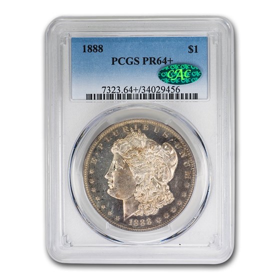 1888 Morgan Dollar PR-64+ PCGS CAC 1888 Morgan Dollar PR-64+ PCGS CAC
