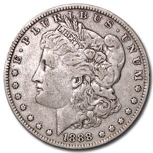 1888 Morgan Dollar VG/VF