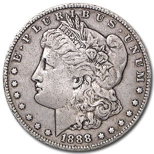 1888 Morgan Dollar XF