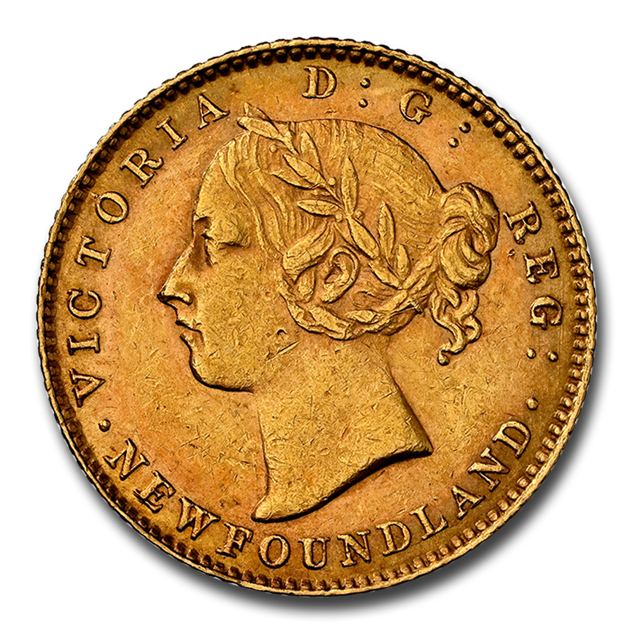 1888 Newfoundland Gold $2.00 AU-58 NGC | eBay